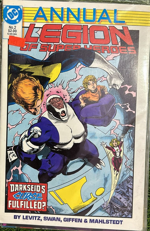 Legion of superheroes- Darkside's curse fullfiled - old paperback - eLocalshop