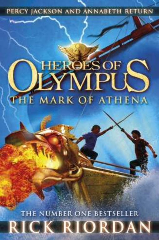 The Mark of Athena (Heroes of Olympus, #3) by Rick Riordan - old hardcover - eLocalshop