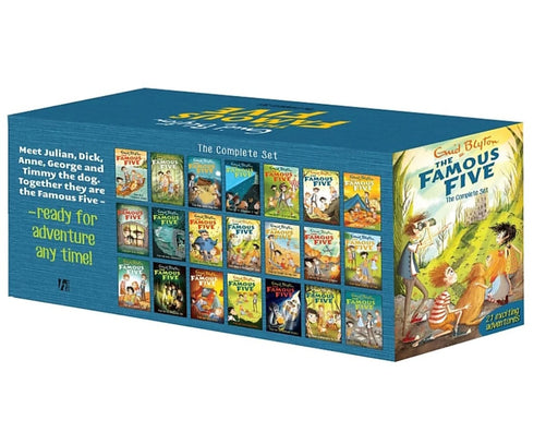 Famous Five: 21 Exciting Adventures! (Set of 21 Books) by Enid Blyton - eLocalshop