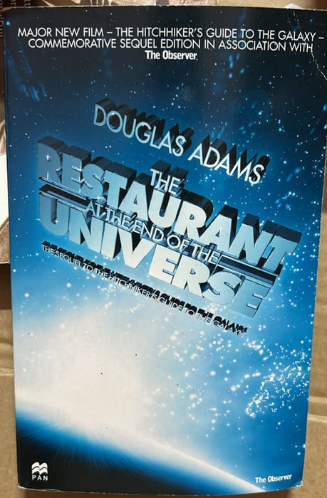 The Restaurant at the End of the Universe by Douglas Adams - old paperback