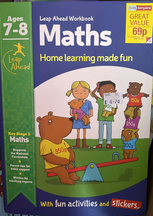 Leap Ahead Workbook Maths by Igloo - old paperback - eLocalshop