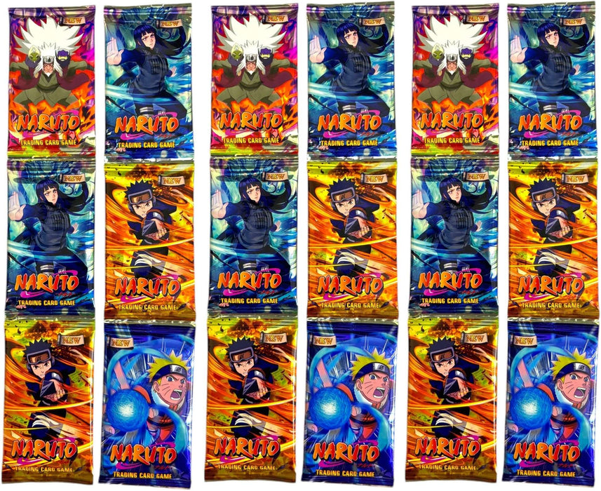 18 Pack (144 Cards) Naruto Itachi Sasuke Booster Playing Cards| Naruto Card Game  (Multicolor)