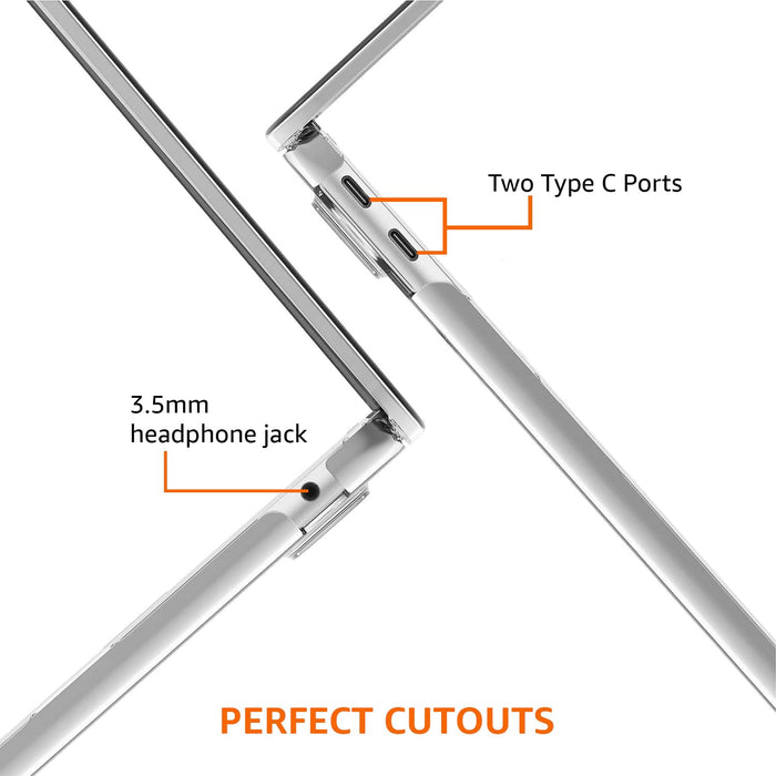 amazon basics Transparent Protective Plastic HardCase Cover MacBook Air 13.3 inch Case