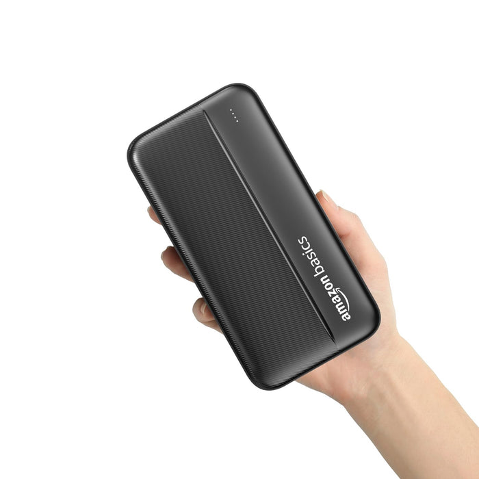 Amazon Basics 20000 mAh Power Bank | 22.5W Fast Charging | Dual Output & Input | Charge 3 Devices Simultaneously