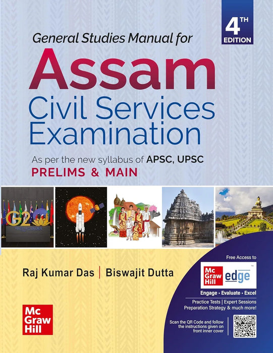 APSC book 2025: General Studies Manual for Assam Civil Services Examination | English | 4th Edition