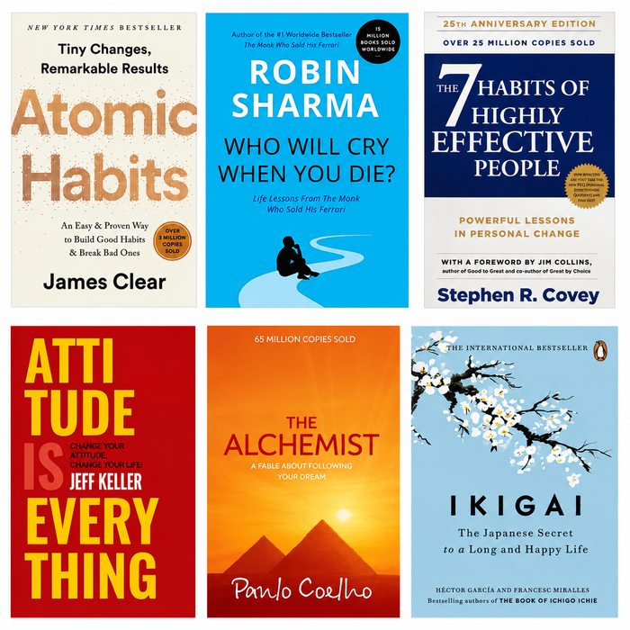 Self Help Books Combo of 6 books