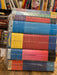 A stack of five Harry Potter  UK books by J.K.