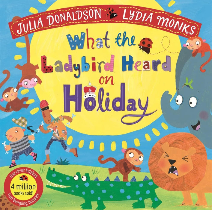 What the Ladybird Heard on Holiday by Julia Donaldson-Paperback (Almost New)