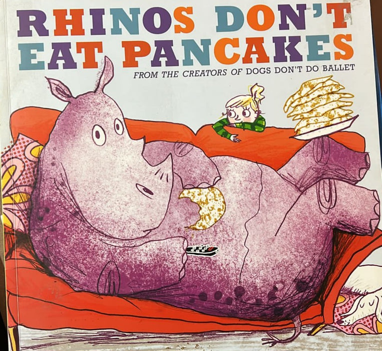 Rhinos Don'T Eat Pancackes by Anna Kemp - old paperback - eLocalshop