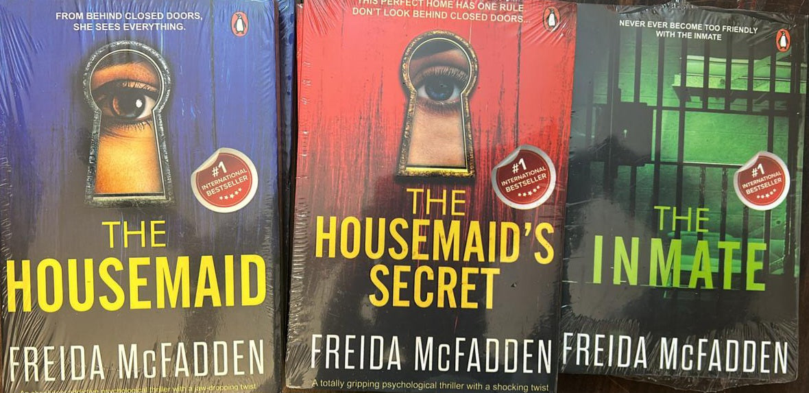 Freida McFadden book combo of 3 (The Inmate , The Housemaid's Secret , The House Maid) - eLocalshop