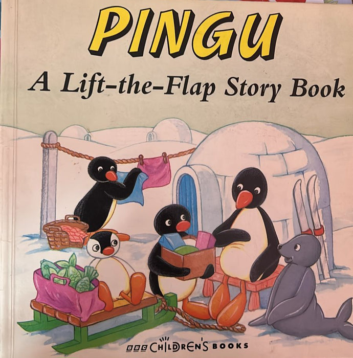 Pingu - A lift the flap story book - old paperback - eLocalshop
