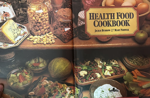 Health Food Cook Book by Jackie Burrow - old paperback - eLocalshop