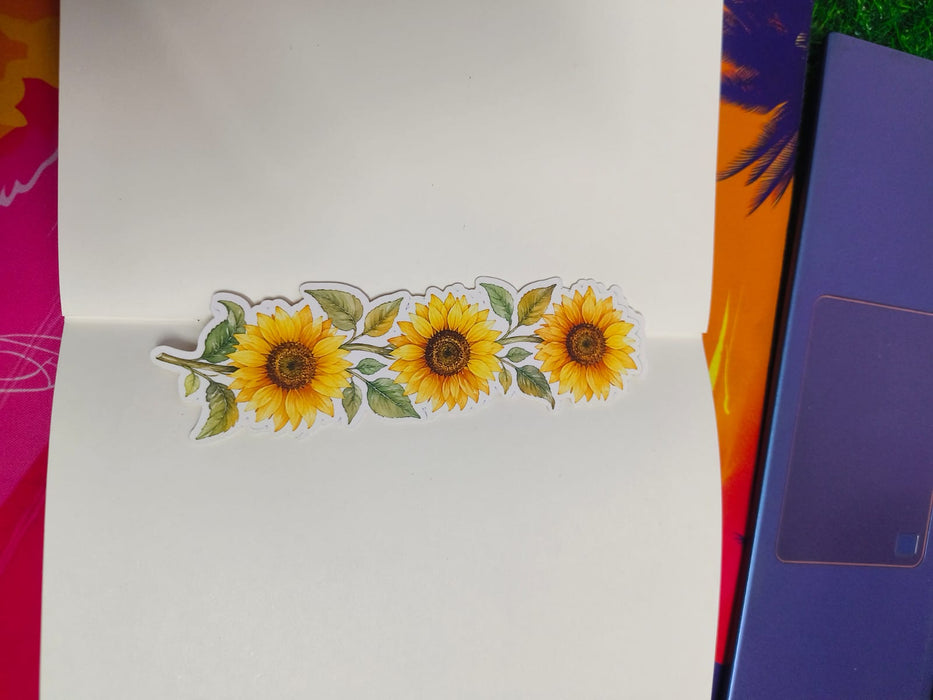 Flower  Magnetic Bookmark set of 1