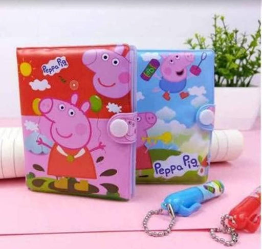 Peppa Pig Diary Pocket-Size+Small Pen Pocket-Size Diary 40 Pages (Pack of 2) - eLocalshop