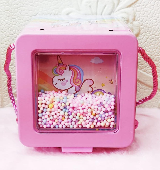 Unicorn Piggy Bank with Password Lock | Unicorn Coin Bank for Kids Coin Bank (Multicolor)
