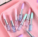 Lipstick Glitter Blue Gel Pens Makeup Pen, School Supplies, Ballpoint Pens, Children Supplies Birthday Return Gifts for Kids Set of 4 - eLocalshop