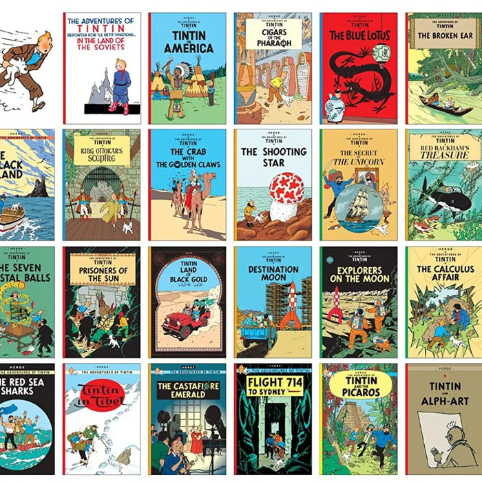 Tintin Paperback Boxed Set 23 titles Paperback - eLocalshop
