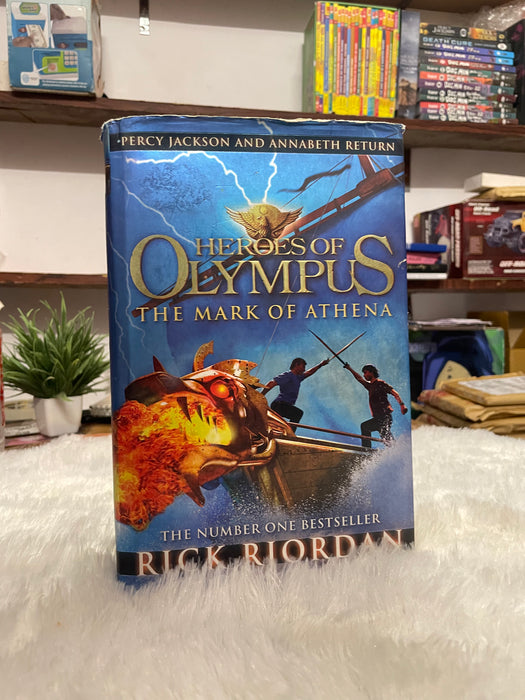 The Mark of Athena by Rick Riordan - old hardcover