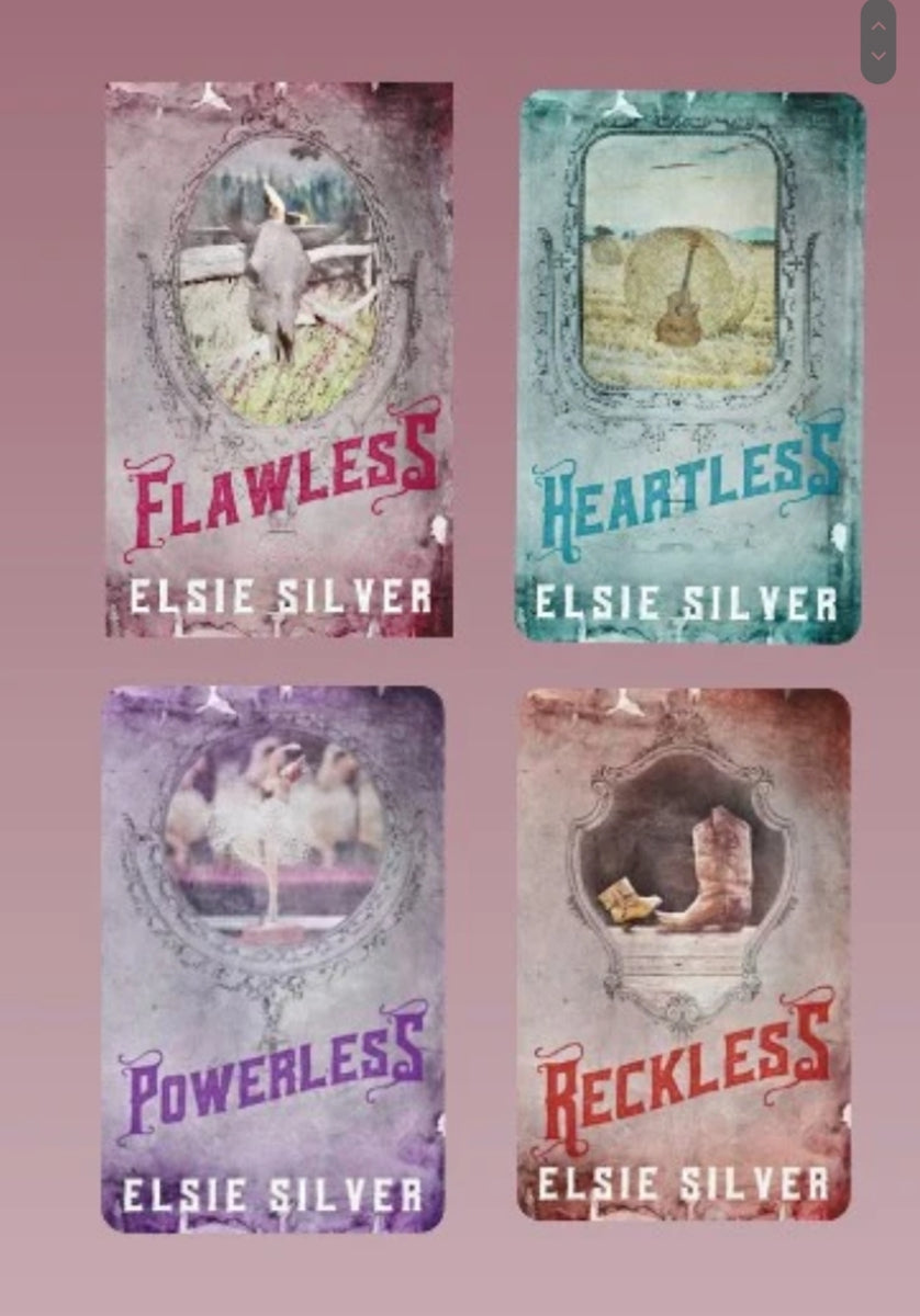 Combo) Flawless, Heartless, Powerless, Reckless (Special Edition) 1 to 4  (Chestnut Springs) Paperback by Elsie Silver
