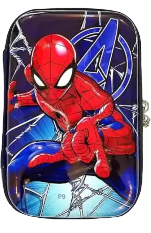 Spiderman Marvel Avenger End Game Super Hero Action Figure Design Pencil Case  Zip Pouch Bag - eLocalshop