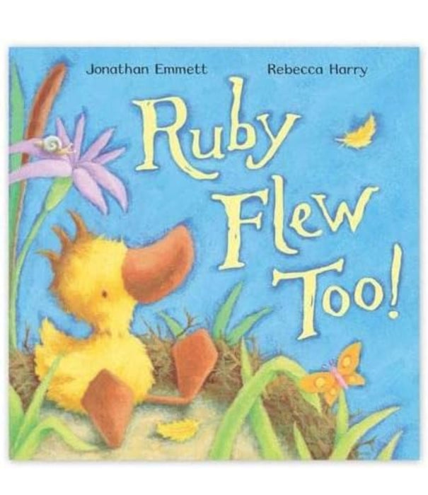 Ruby Flew Too! By Jonathan Emmett - old boardbook - eLocalshop