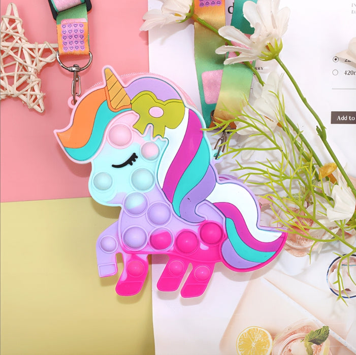 Cute Silicone Purse, Pouch | for Kids, Women - Multicolor - eLocalshop
