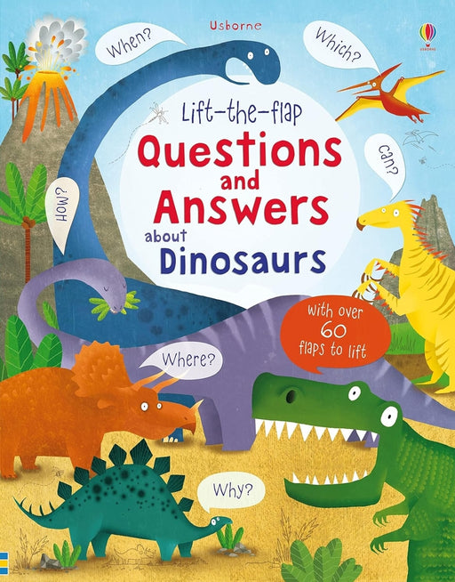 Lift-the-flap Questions and Answers about Dinosaurs  - old boardbook - eLocalshop