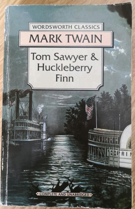 Tom Sawyer & Huckleberry Finn (Wordsworth Classics) by Mark Twain - old paperback - eLocalshop