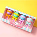 Set of 4 3D Yummy Dessert Shape Rubber Pencil Eraser Set for Kids, Birthday Return Gifts (Lollipop) - eLocalshop