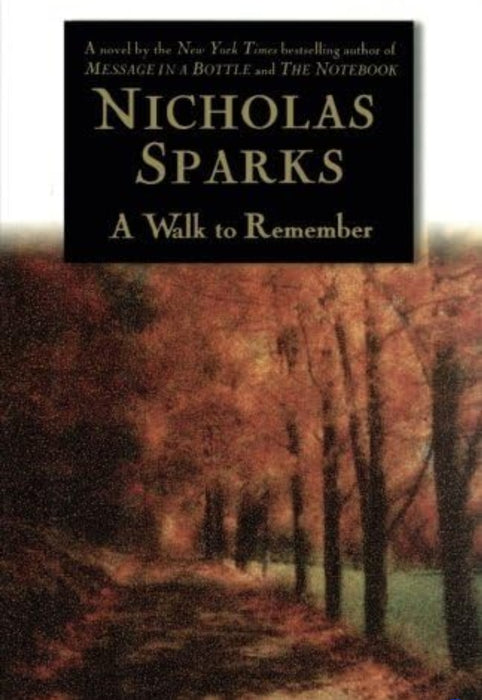 A Walk to Remember by Nicholas Sparks - old paperback