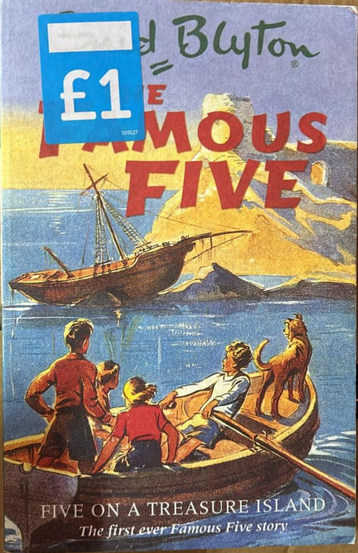 Five On A Treasure Island by Enid Blyton - old paperback - eLocalshop