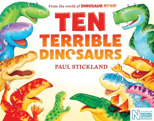 Ten Terrible Dinosaurs by Paul Stickland - old paperback - eLocalshop