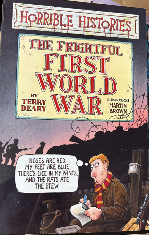 The Frightful First World War (Horrible Histories) by Terry Deary - old paperback - eLocalshop