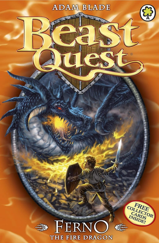 Ferno the Fire Dragon - Beauty Quest - old paperback - eLocalshop