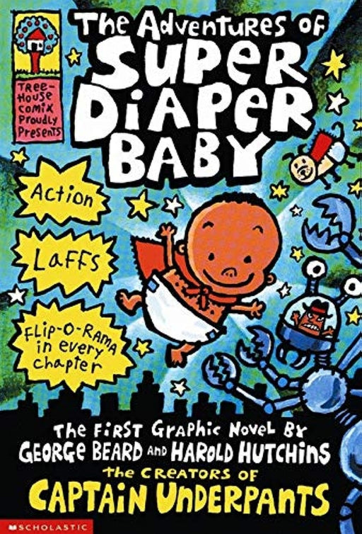 Adventures of super diaper babies - old paperback - eLocalshop