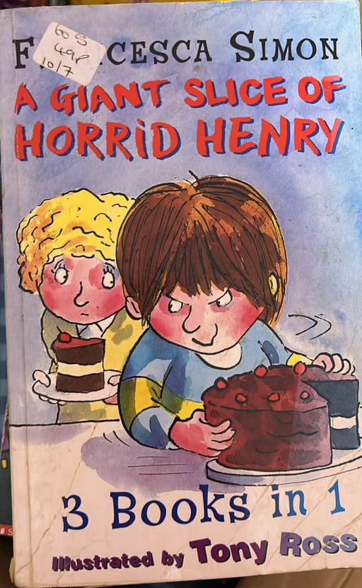 Giant Slice of Horrid Henry (Horrid Henry 3-in-1) by Francesca Simon - old paperback - eLocalshop