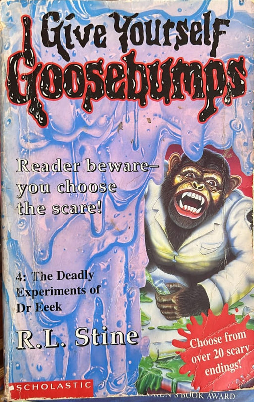 The deadly xperince of Dr.Eeek by RL Stine - old paperback - eLocalshop