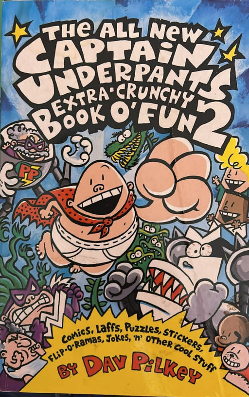 Captain Underpants Extra Crunchy Book O by Dav Pilkey - old paperback - eLocalshop