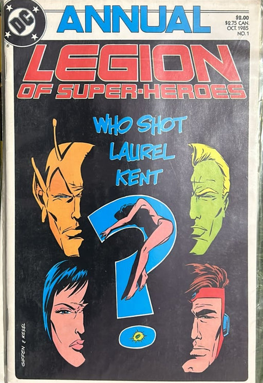 Who Shot Laurel Kendt - Legion of superheroes- old paperback - eLocalshop