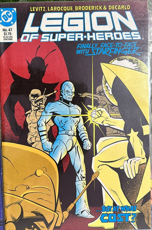 Legion of superheroes- No.47 - Finally face to face with starfiger - old paperback - eLocalshop