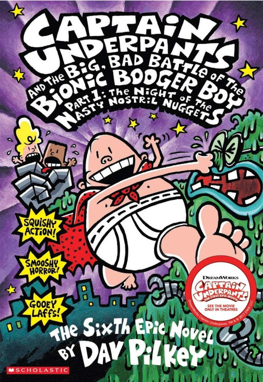 The Big, Bad Battle of the Bionic Bogger Boy by Dav Pilkey - old paperback - eLocalshop