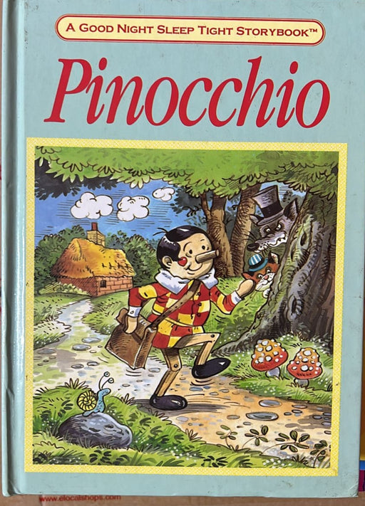 A Good Night Sleep Tight Story Book - Pinocchio - old hardcover - eLocalshop