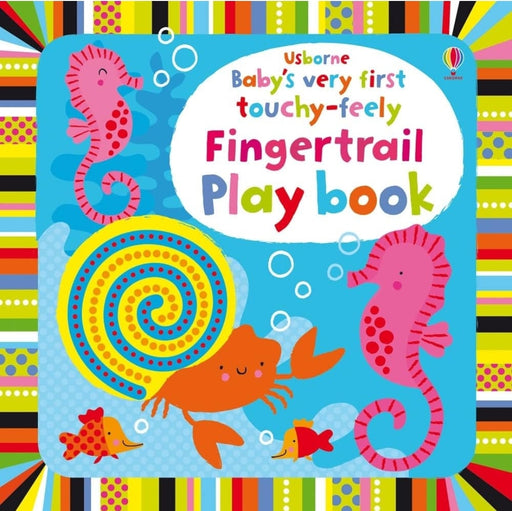 Baby's Very First touchy-feely Fingertrail Play book - old BoardBook - eLocalshop