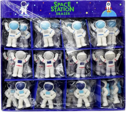 Set of 18 Pcs Astronaut Space Theme Eraser Set, Space Theme Stationery Set, Birthday Return Gifts for Kids - eLocalshop