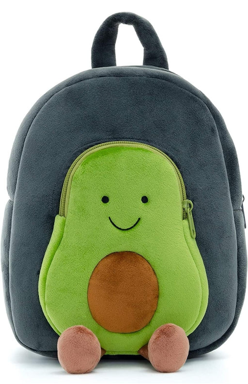 Cute Kids Backpack Toddler Bag Plush Animal Cartoon Mini Travel Bag for Baby Girl Boy 1-6 Years Avocado - eLocalshop