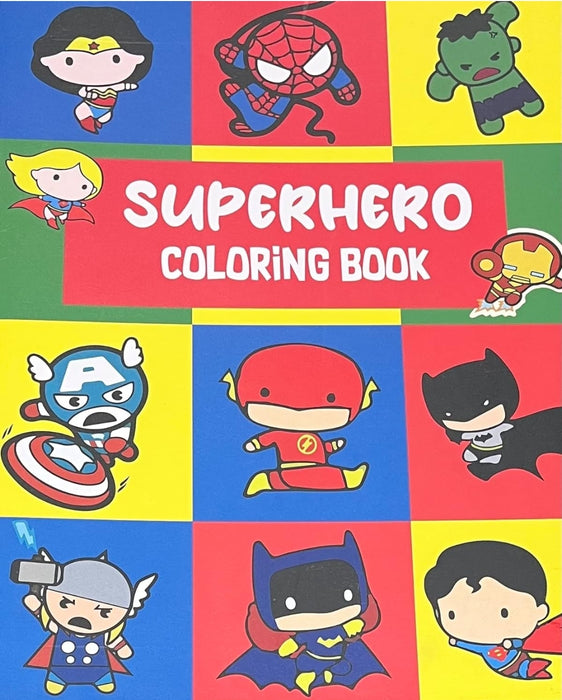 SuperHero Coloring Book - eLocalshop