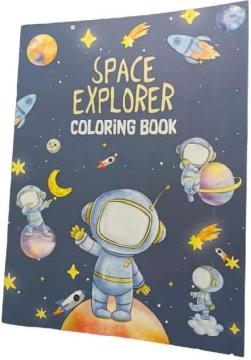 Space Explorer Coloring Book Combo of 2 with Space 3D Era - eLocalshop