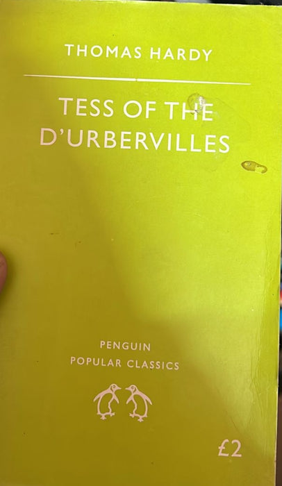 Tess of the D'Urbervilles by Thomas Hardy - old paperback - eLocalshop