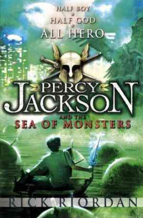 Percy Jackson And The Sea Of Monsters by Rick Riordan - old paperback - eLocalshop