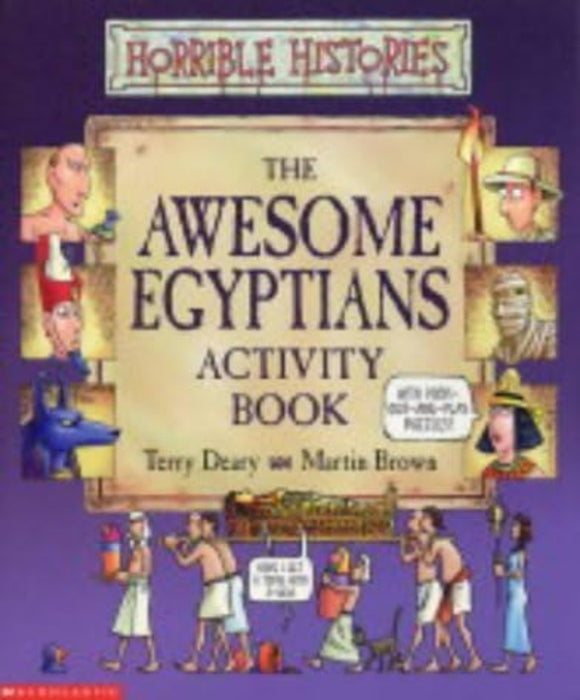 Horrible Histories: Awesome Egyptians: Activity Book by Terry Deary - old paperback - eLocalshop